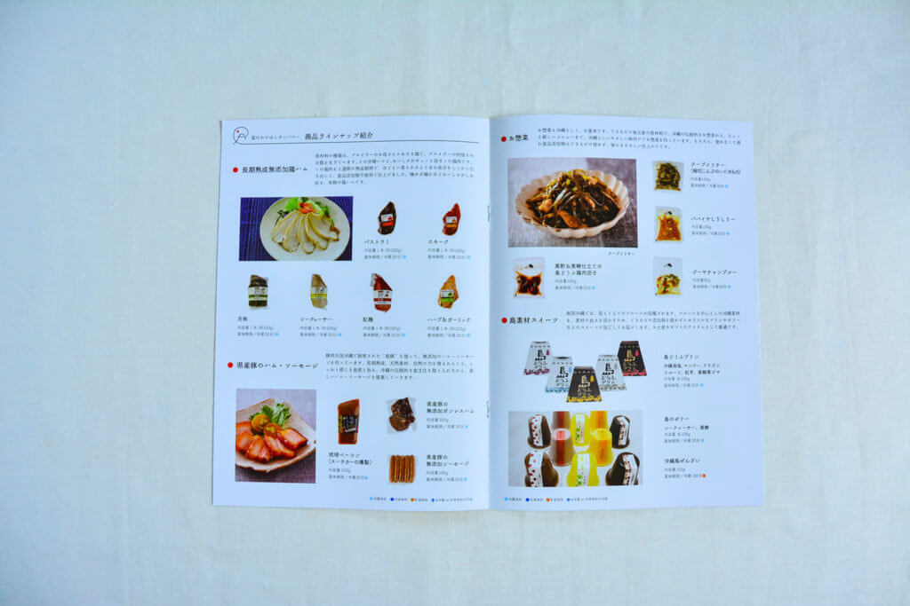 monobox撮影実績「食のかけはしカンパニー」商品カタログ
